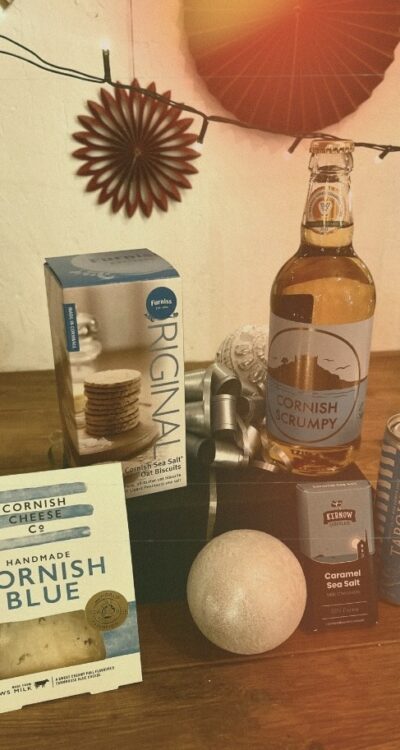 Cornish scrumpy and blue cheese hamper